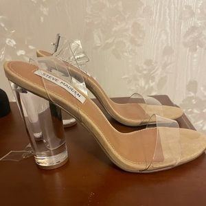 Clearer Clear Steve Madden heels